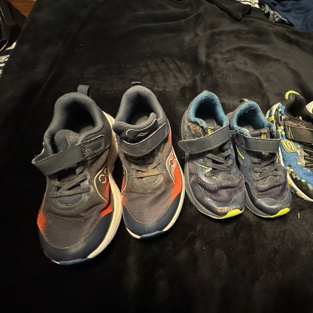 👟 Bundle: 3 Pairs of Boys’ Play Sneakers – Size 12. Saucony, Sketchers, NB